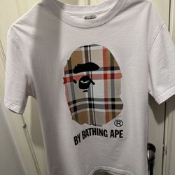 Bape Burberry shirt Size medium 