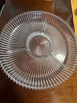Large Clear Glass Serving Bowl
