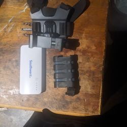 Chest Tripod ,Two Mobile Battery Charger/and Recharge Cable 