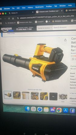 Cordless leaf blower
