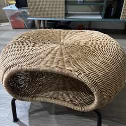 IKEA Ottoman Rattan Side Table / Stool