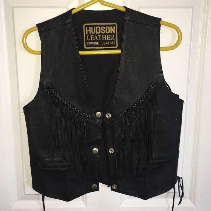 Hudson original leather vest