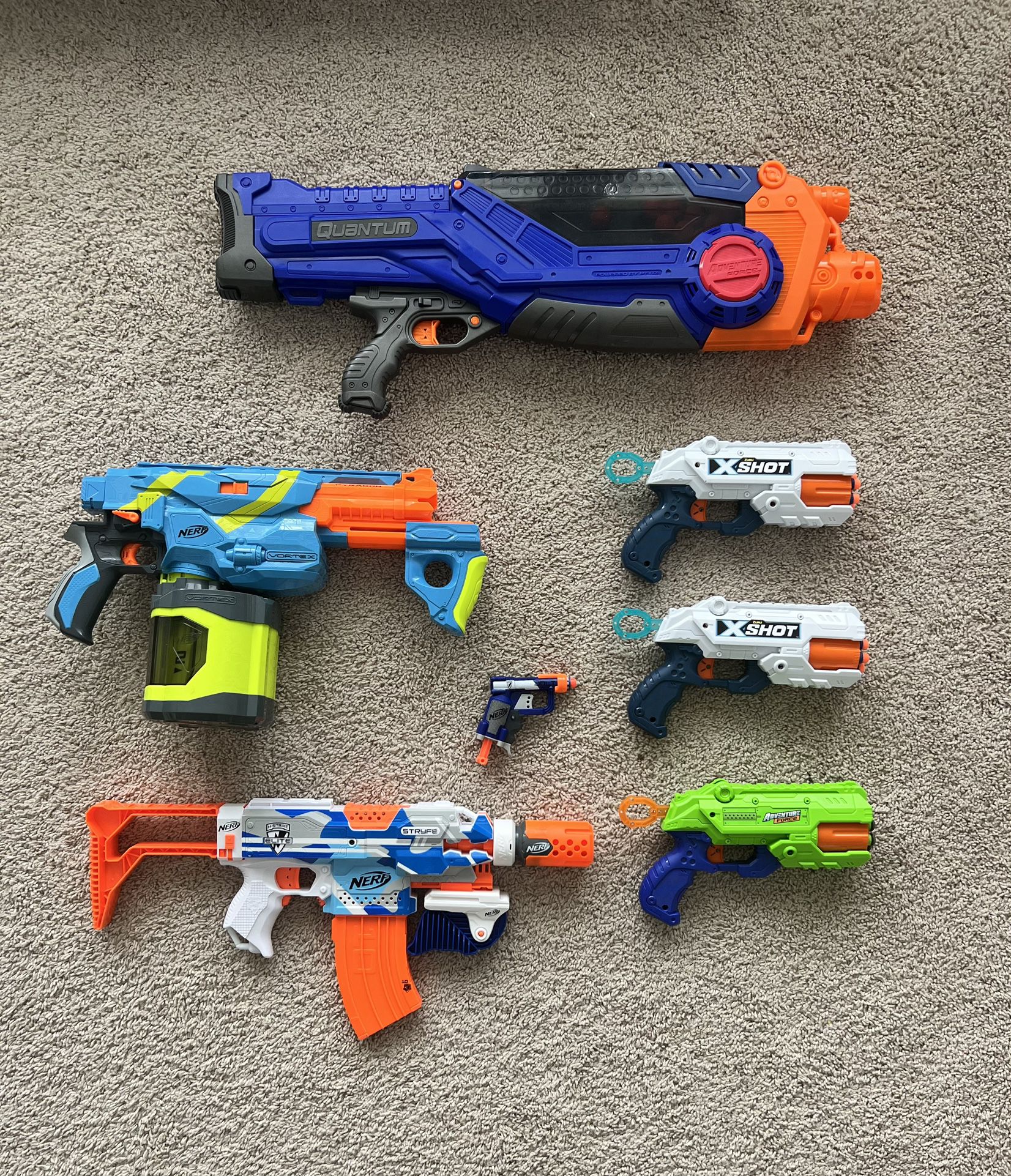 Assorted NERF Guns