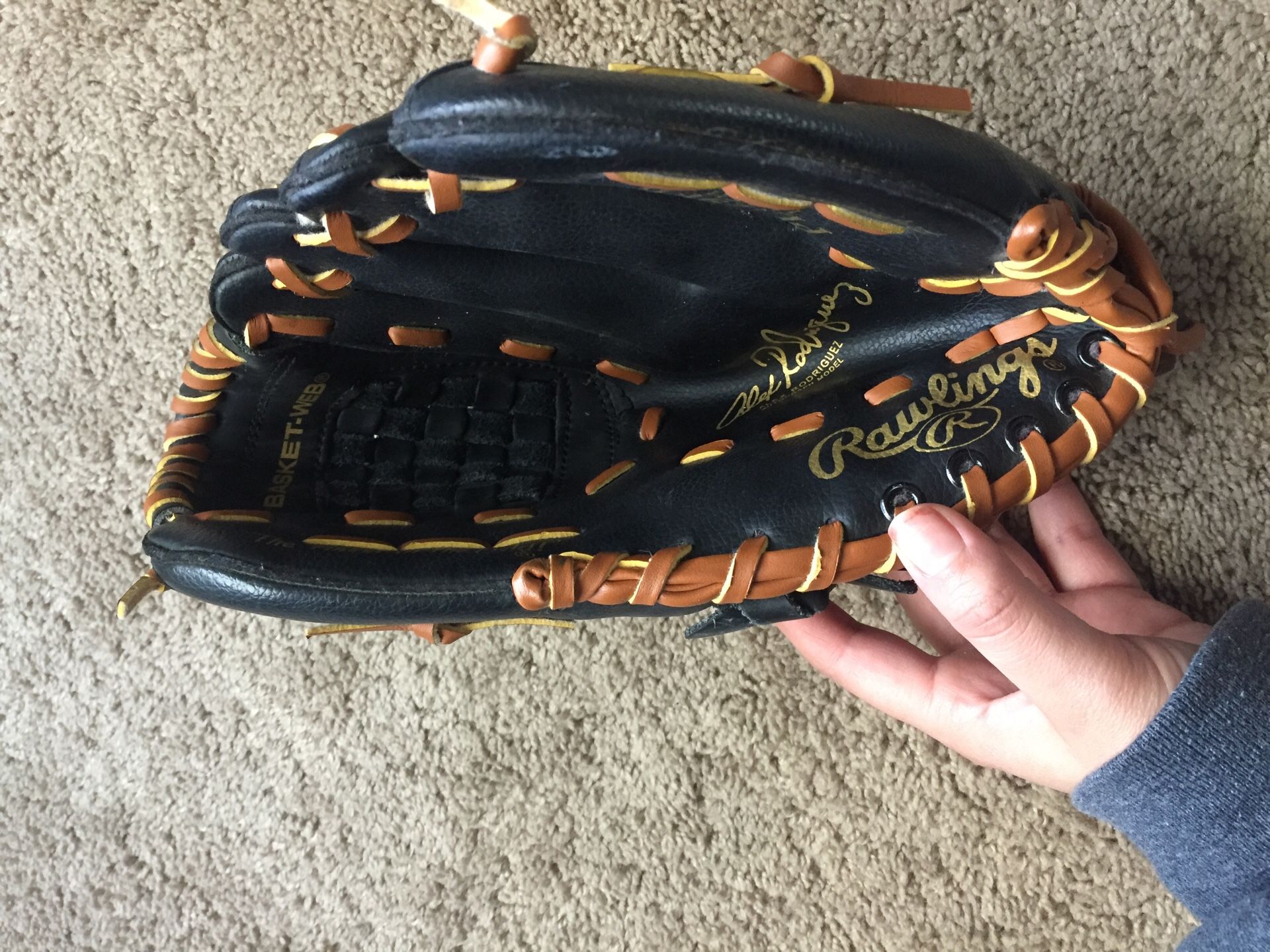 Rawlings baseball mitt