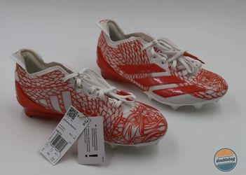 Adidas Adizero Electric ORANGE/WHITE Snake Eyes Football Cleats Sz 8 NEW IH8570