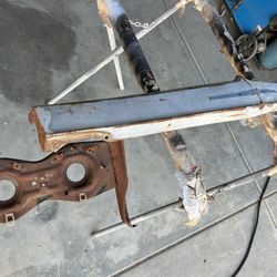 1965 Chevy Impala SS header panel with light buckets and brackets,