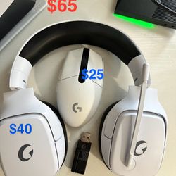 Wireless Gaming Headphones And Mouse