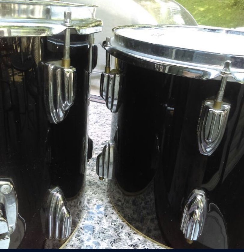 vintage TKO percussion drums set of 4 great for parts