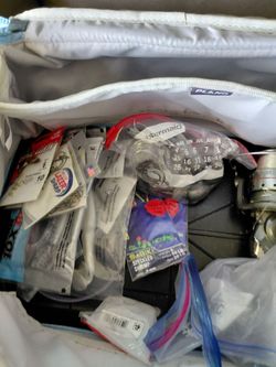 Plano  soft tackle bag +  $ of fishing  stuff Price reduced