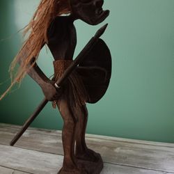 Handcarved indonesia Tribal tiki man 