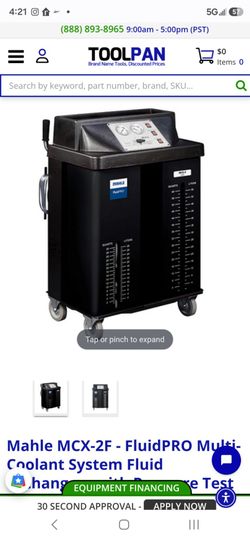 Mahle MCX-2 coolant changer machine