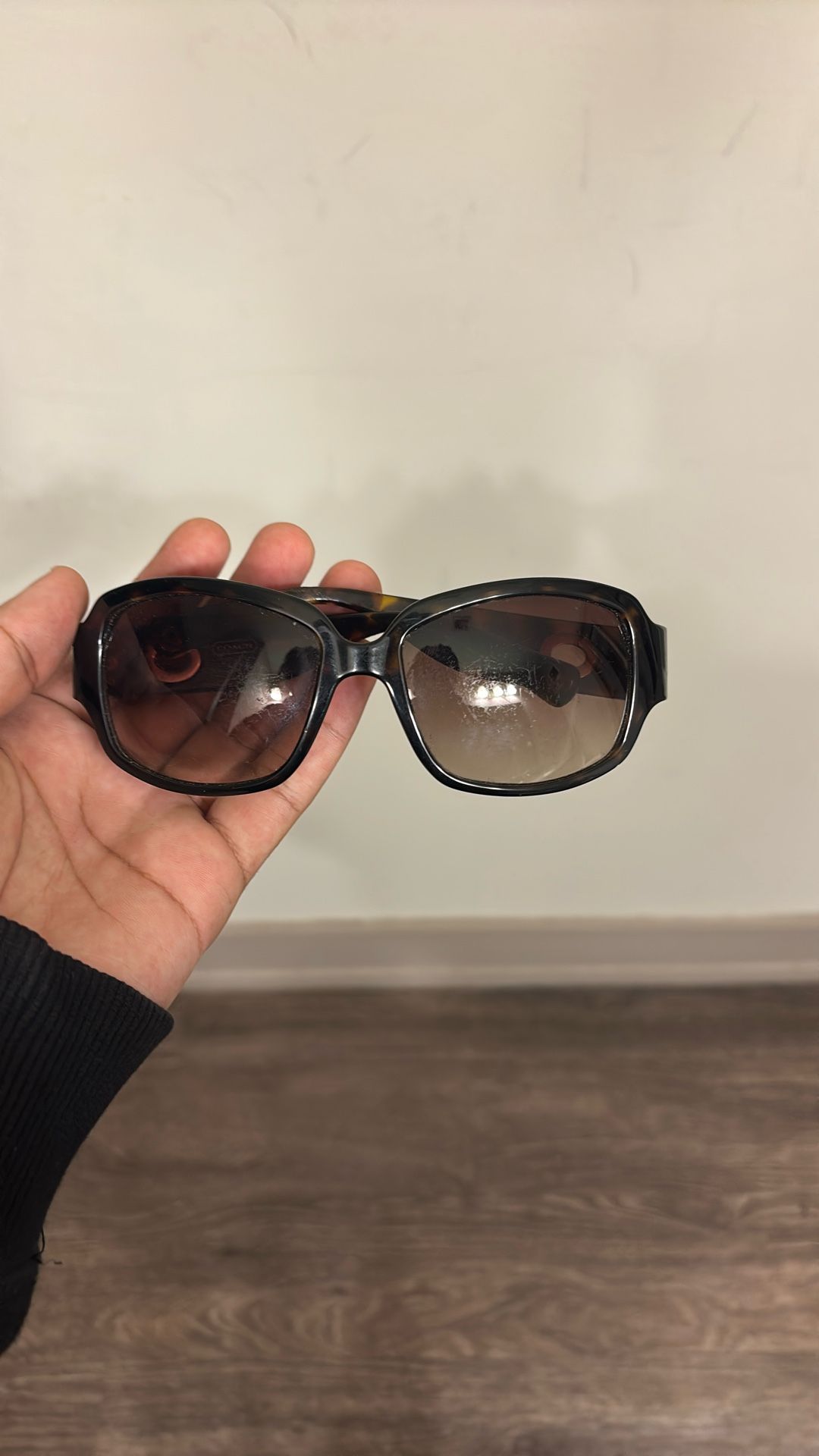 Coach Piper S611 tortoise square sunglasses