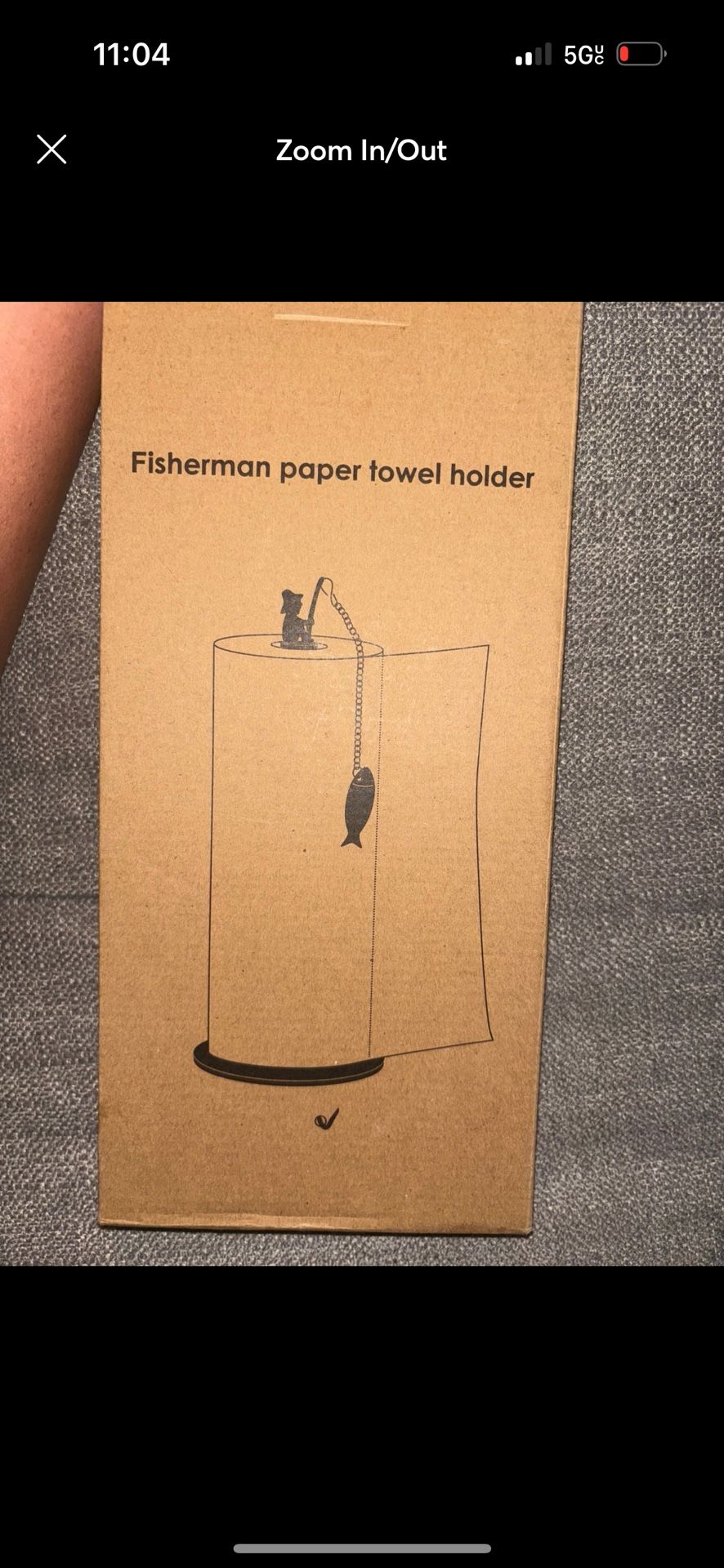 Fisherman Paper Towel Holder New 