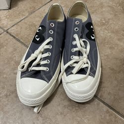Gray Comme des Garcons Low Converse