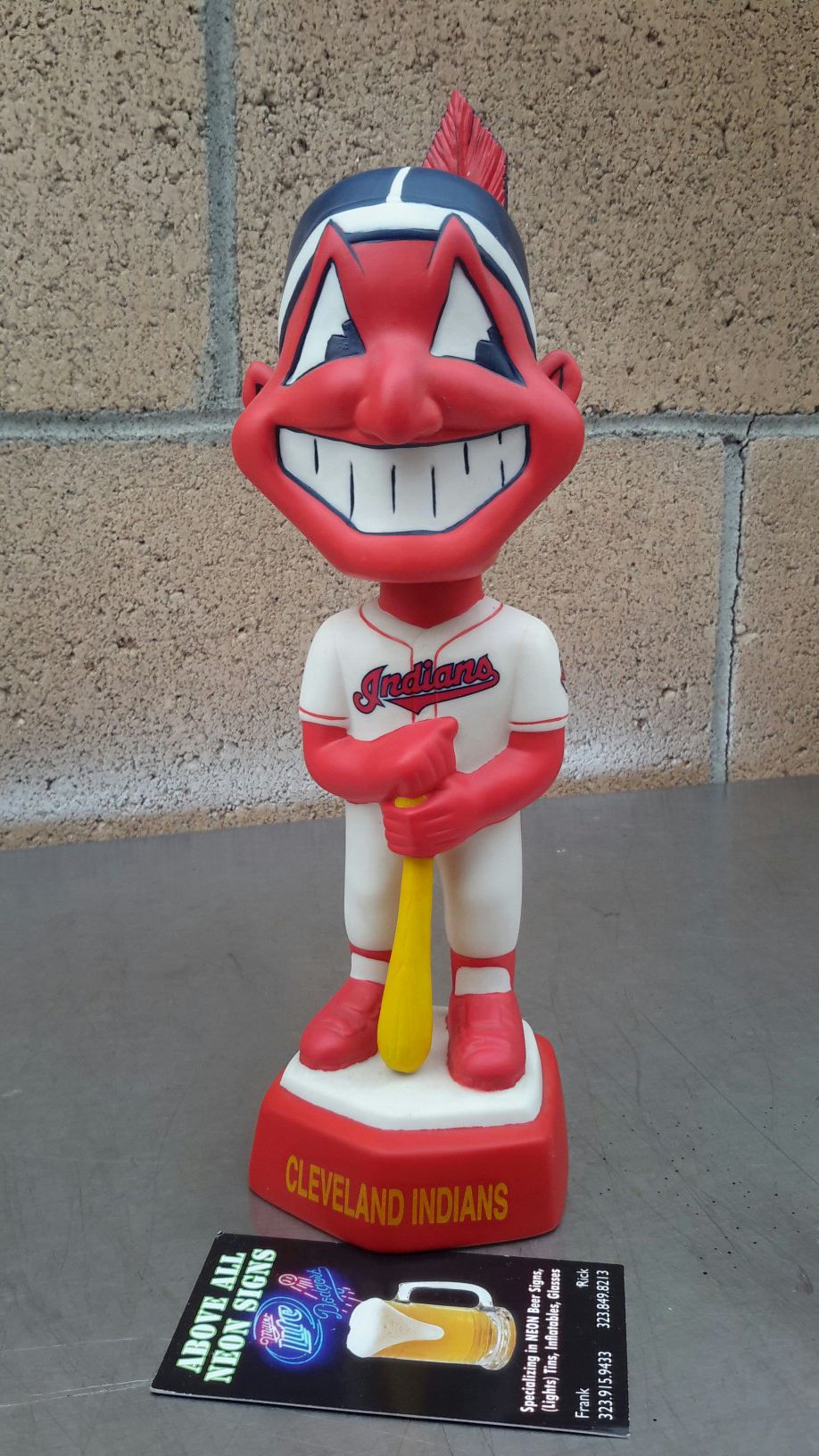 CLEVELAND INDIANS MASCOT CHIEF WAHOO BOBBLEHEAD. ( ALSO PLENTY OF NEON  SIGNS / LIGHTS AVAILABLE FOR SALE ). for Sale in Los Angeles, CA - OfferUp