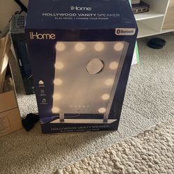 Hollywood Vanity With Speaker 
