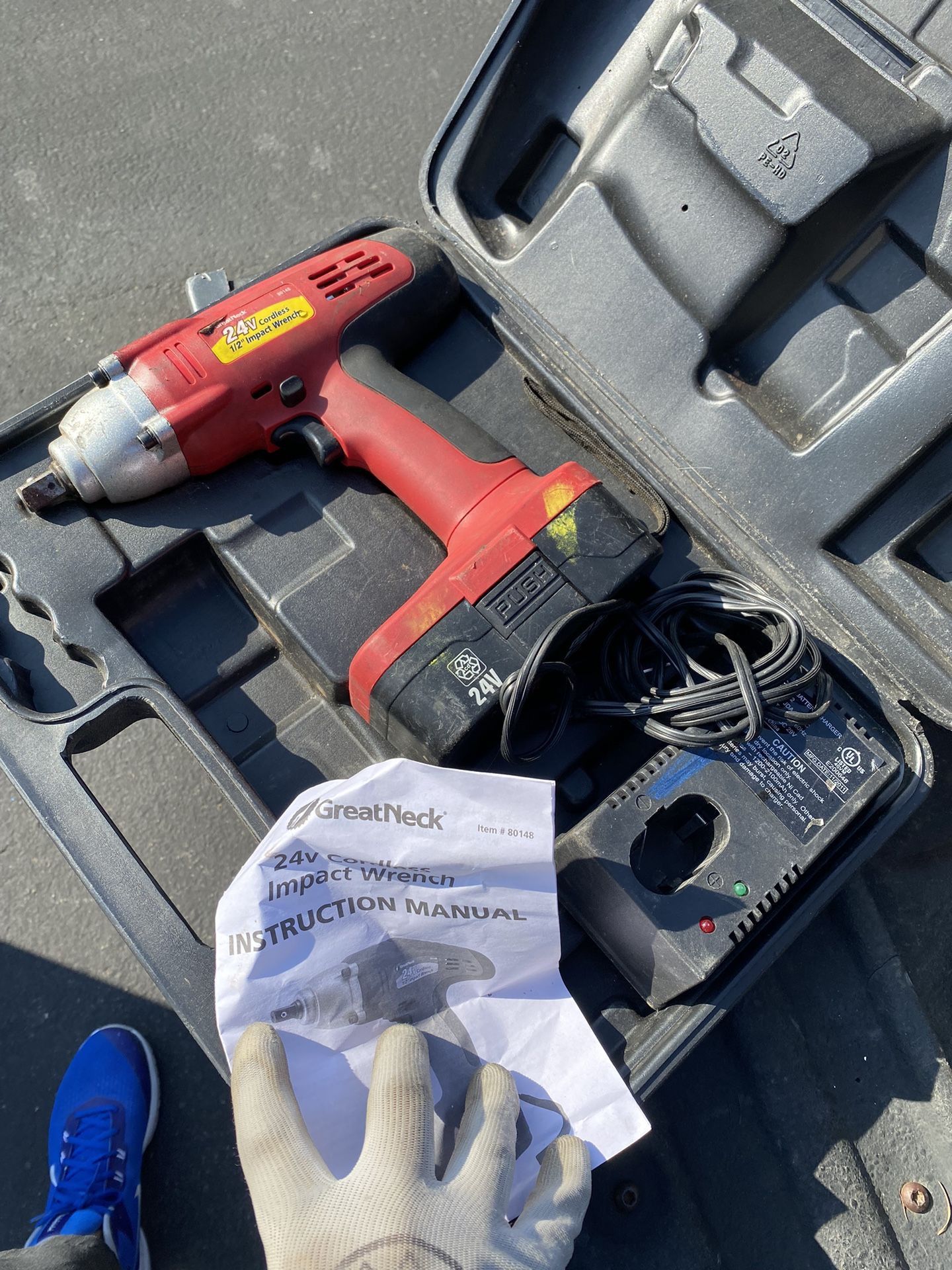 Great Neck 24V Cordless 1/2" Impact Wrench,