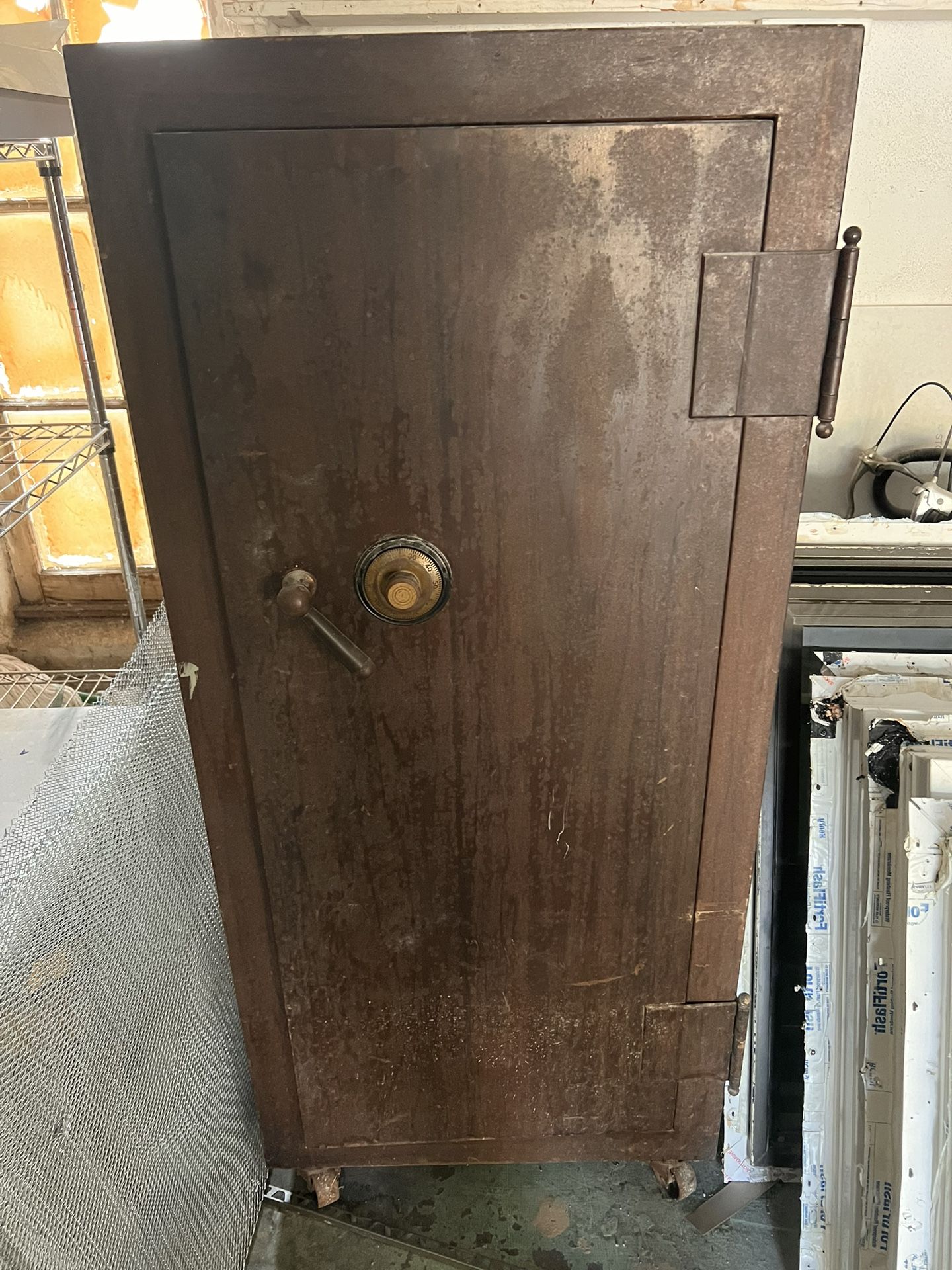 Vintage Metal Office Cabinet- Plausibly 1930-40s