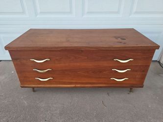 Vintage Wood Hope Chest