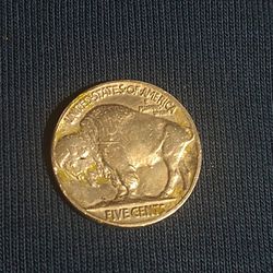 1937 F Silver Five Cents
