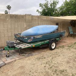 Coleman Crawdad And Trailer. 