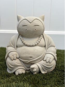 Snorlax Buddha Concrete Statue
