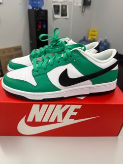 Nike Dunk Low Green White Black Sneakers