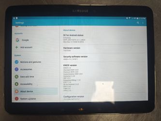 Samsung table