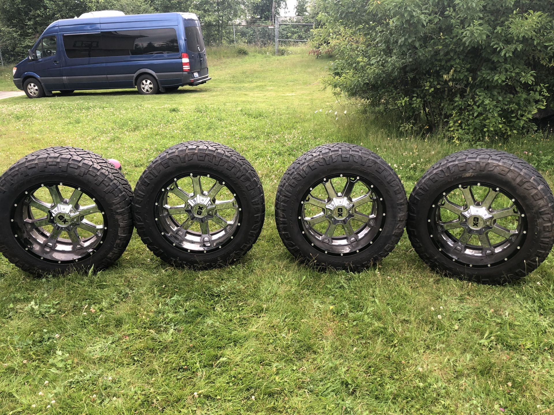 Tires and rims set of 4