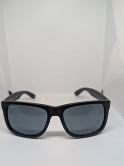 Ray-Ban Justin RB4165 622/2V Polarized Blue Black Sunglasses 54mm