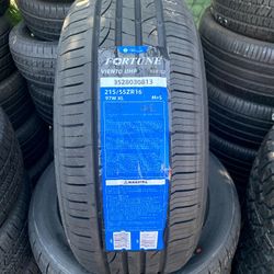 set of brand new tires 215/55R16 fortune for only $350 all four tires