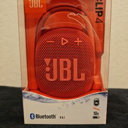 JBL Personal Portable Speaker Red NWT 