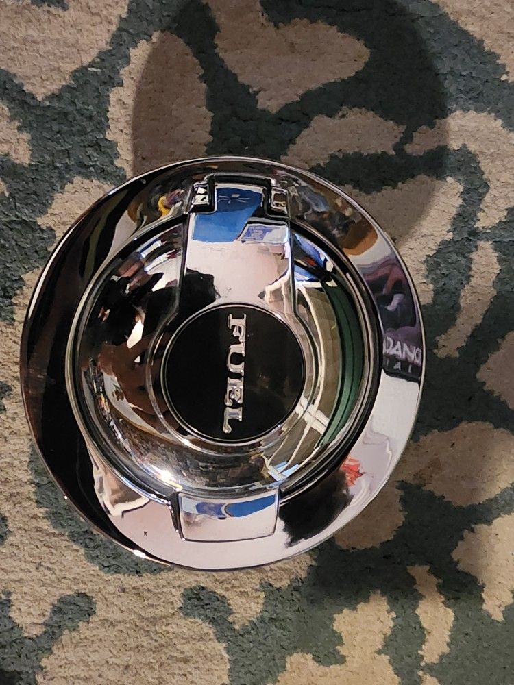 2011-2023 Dodge Challenger Fuel Filler Door Chrome OEM (contact info removed)3