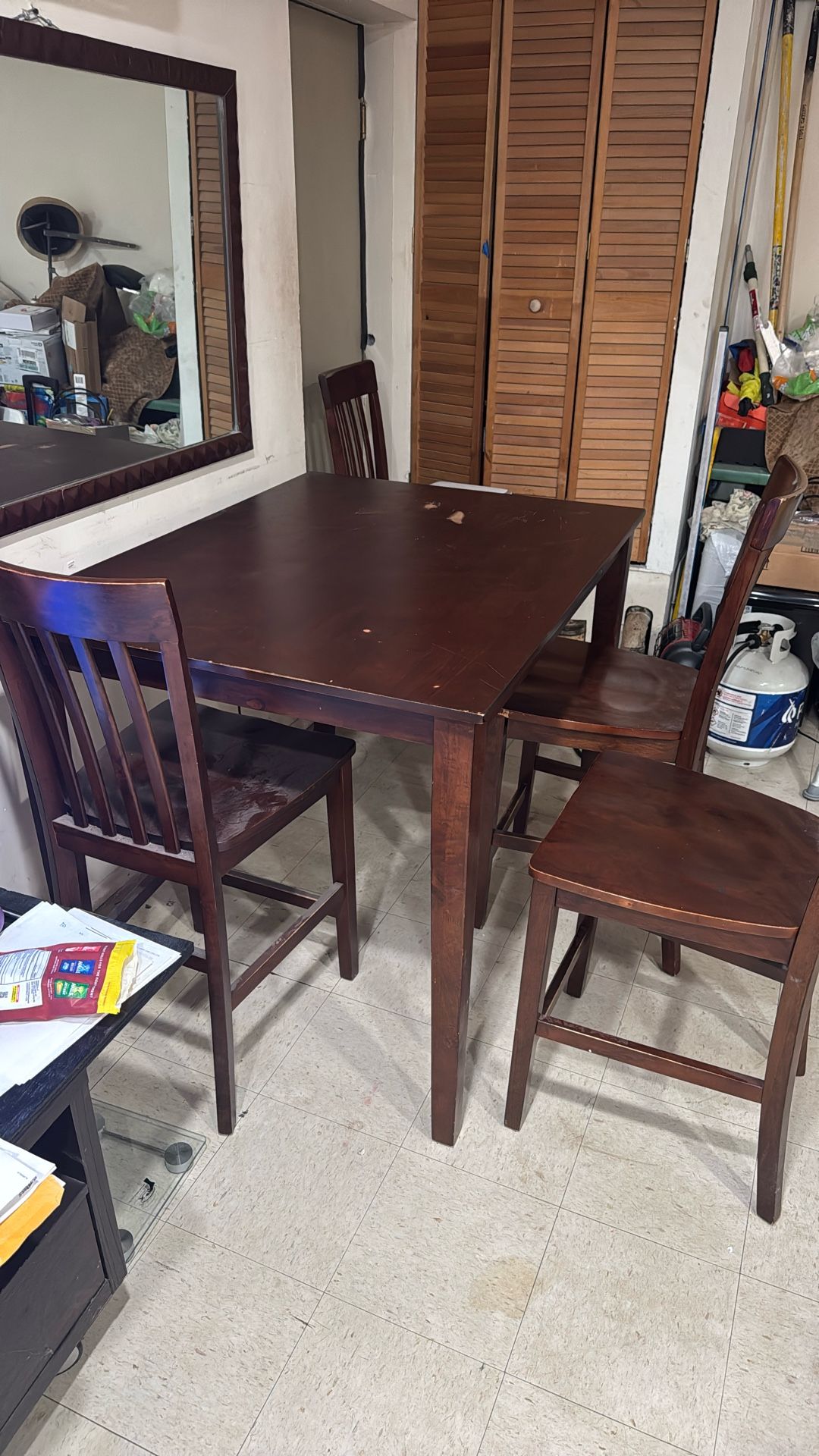 Solid Wood Table And Your Chairs