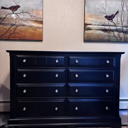 Black Wood Dresser