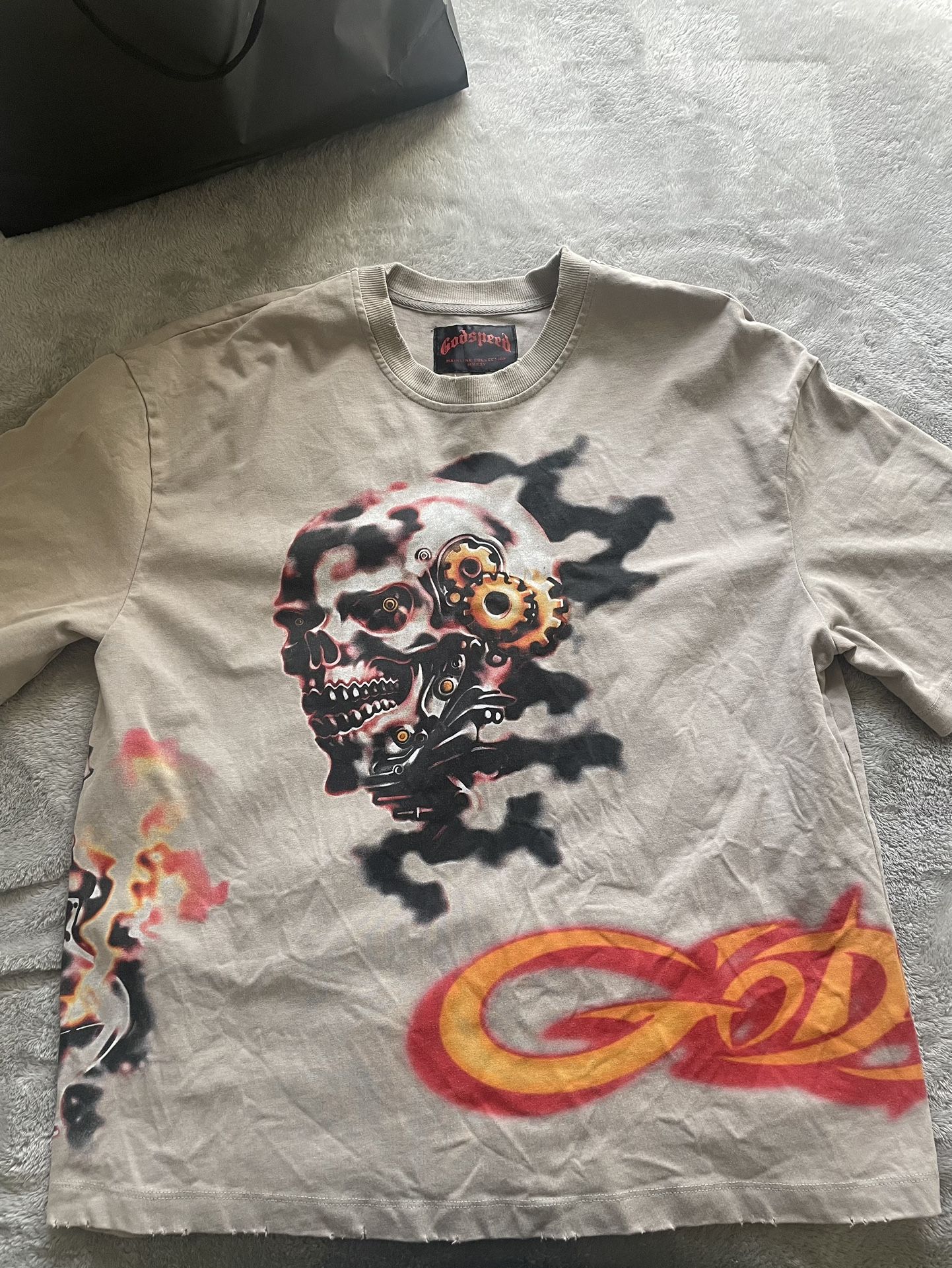 Tan / grey GODSPEED T- shirt