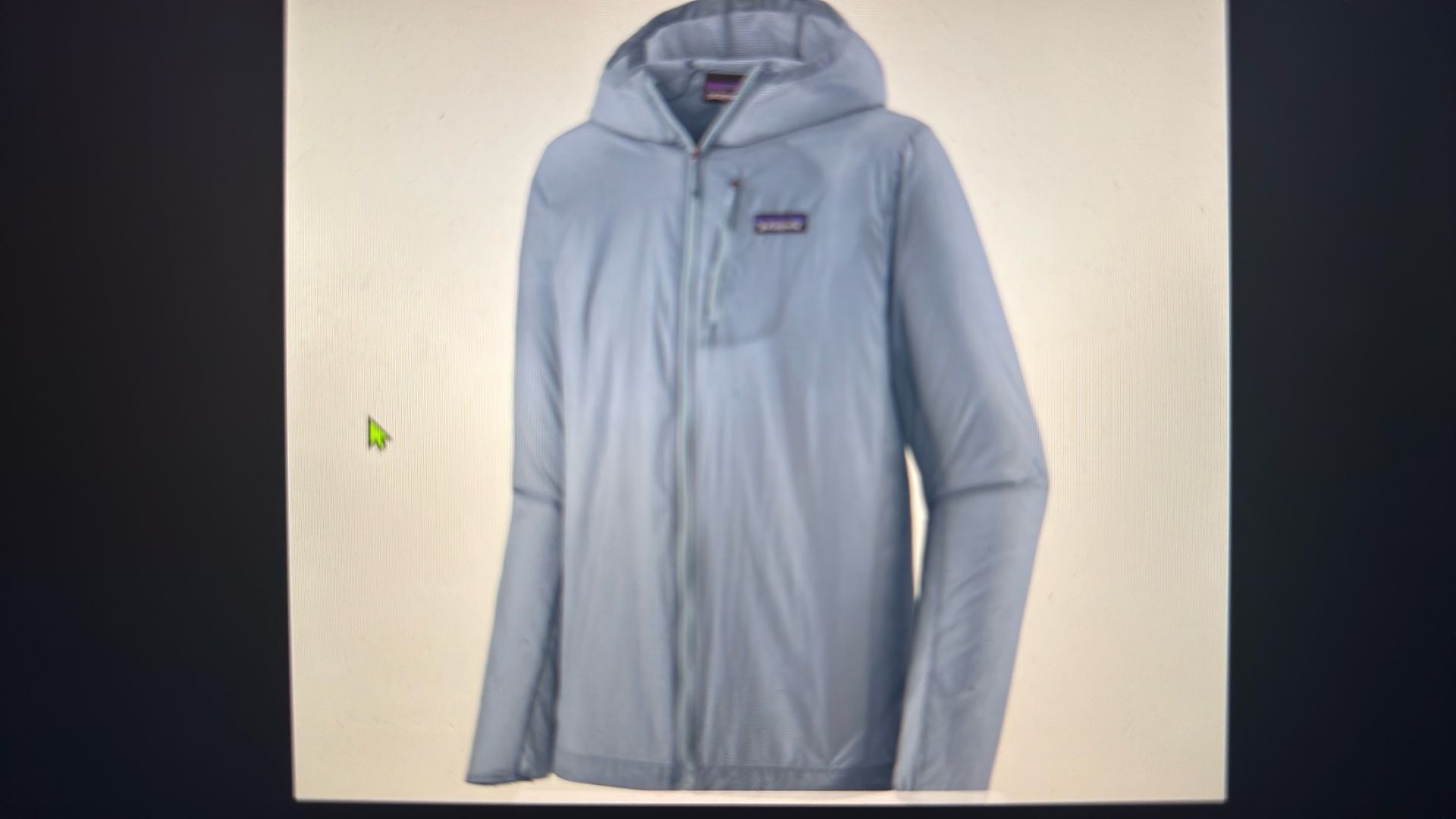 Patagonia Men’s Houdini Jacket Medium Fleck Blue Brand New