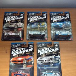 HW Silver Series Fast and Furious Set 