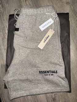 Dark grey oat essentials shorts