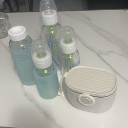 Glass Bottles De Brown 