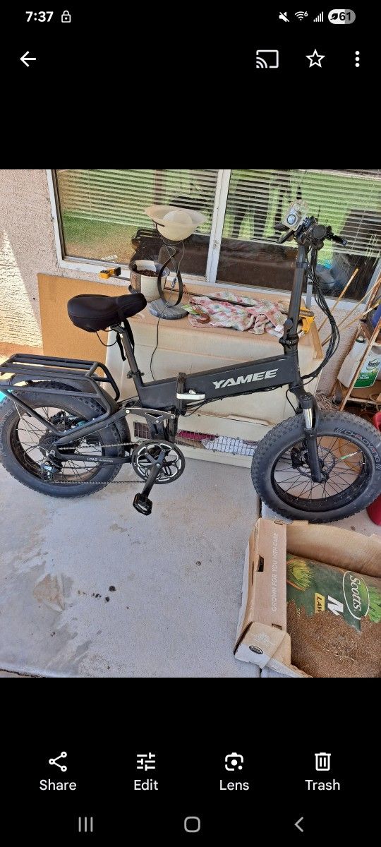 Ebike W/ Slime, Motor Removal Tool, New Tube