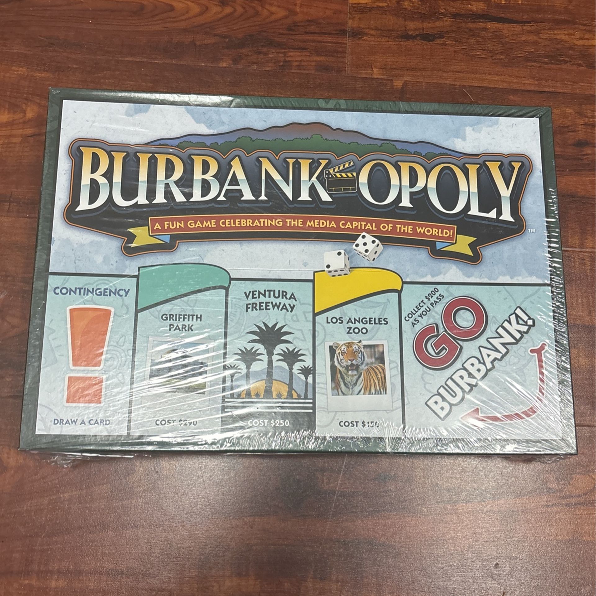 Burbank Monopoly Board game