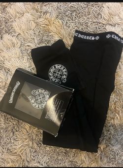Chrome heart leggings