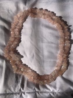 Vintage Rose Quartz Necklace