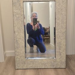 Beveled Glass Wall Mirror