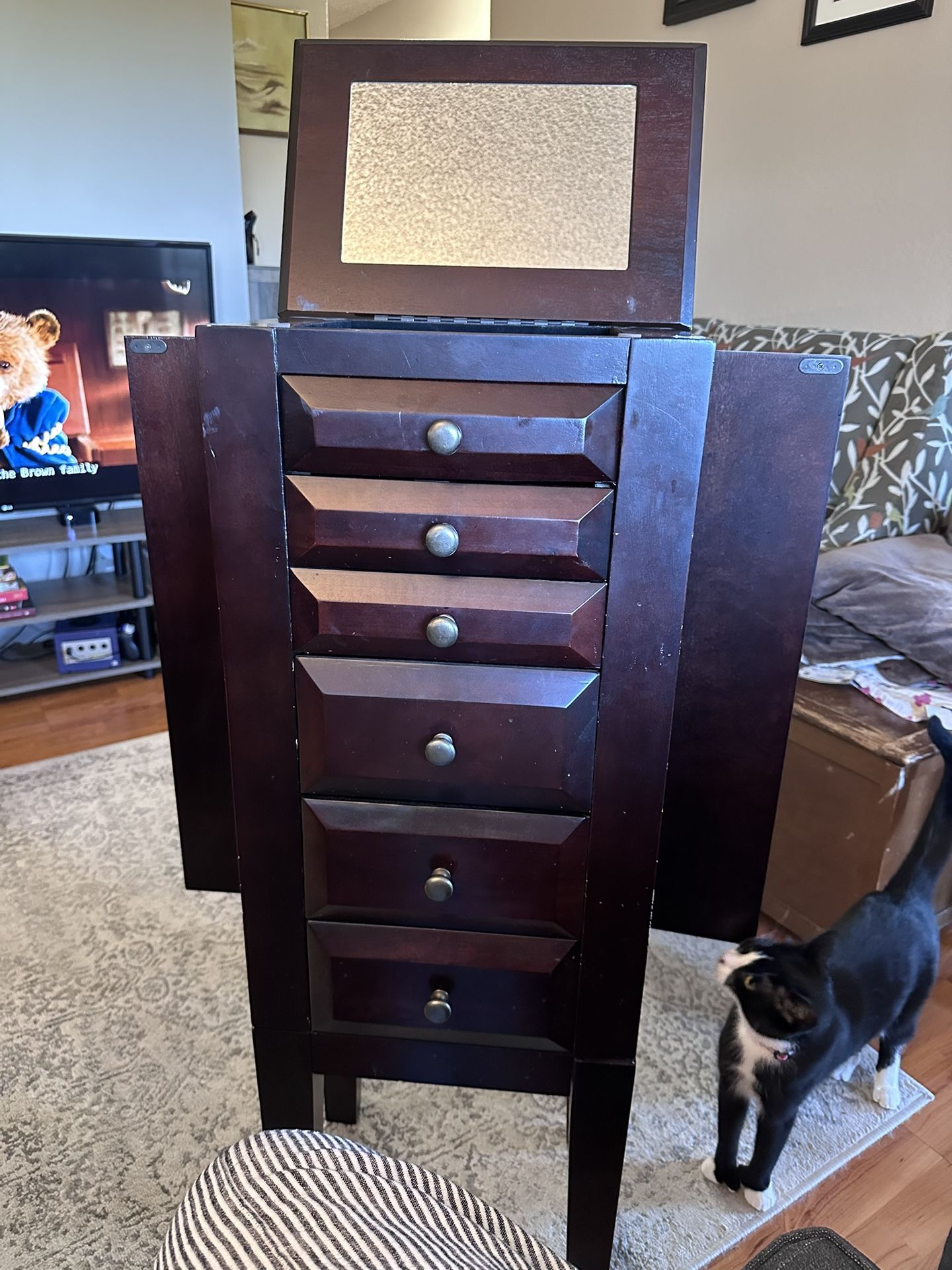 Standing Jewelry armoire