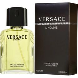 Perfume Versace L'Homme Eau de Toilette 3.4oz Vapo Spray 