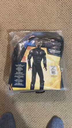 Marvel Black Panther Muscle Chest Kids Costume