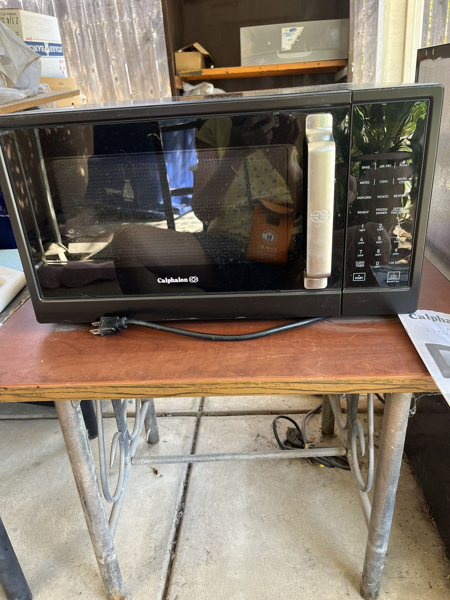 The New Calphalon Air Fry 1.3CU.FT. Microwave