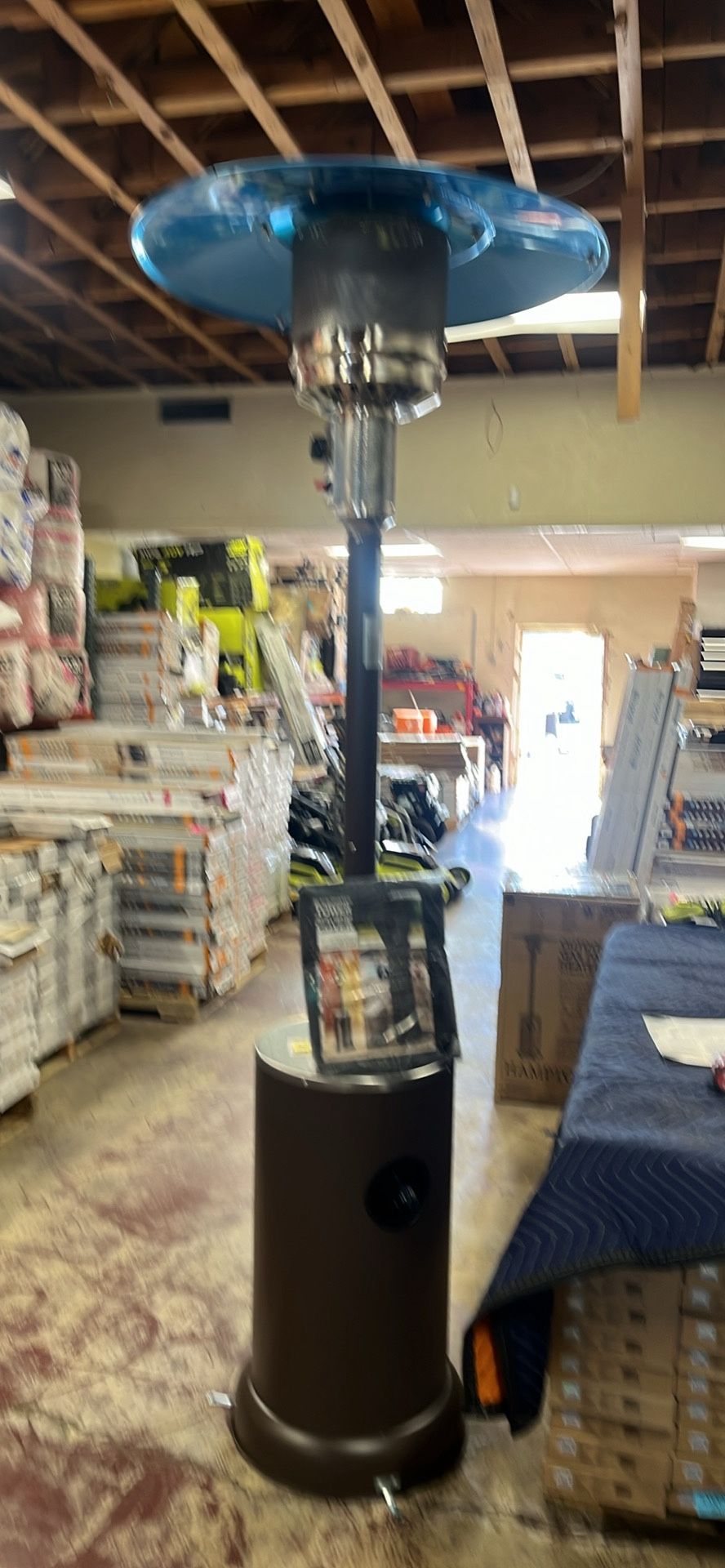 48000 BTU Bronze Propane Patio Heater with Cover